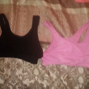 Two sports bras